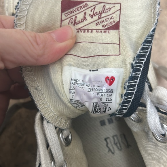 CONVERSE commes des garcons PLAY 7 men shoes - Picture 10 of 12